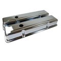 Racing Power Racing Power R9216 2.62 in. Steel Valve Covers for 1958-1986 SB Chevy; Chrome RPC-R9216